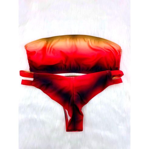 Piros fekete ombre bikini